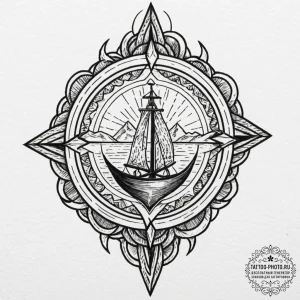 Tattoo sketch a stylized energy shield rippli... - эскиз тату (№1752265530_0, 11.07.2025 20:25) — tattoo-photo.ru