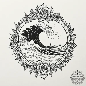 Tattoo design an abstract interpretation of a... - эскиз тату (№1752266204_0, 11.07.2025 20:36) — tattoo-photo.ru
