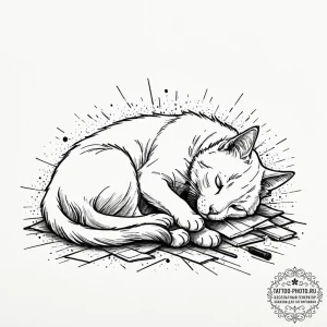 Tattoo design a loyal companion animal (dog,... - эскиз тату (№1752276258_0, 11.07.2025 23:24) — tattoo-photo.ru