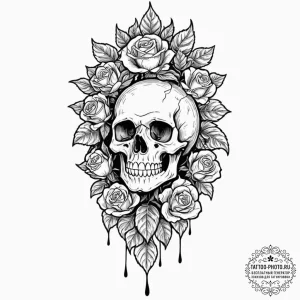 Mandrake root, concept art for tattoo, chican... - эскиз тату (№1752278199_0, 11.07.2025 23:56) — tattoo-photo.ru