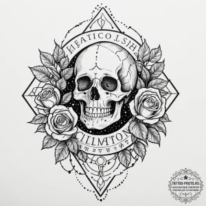 Tattoo sketch a blackwork representation of t... - эскиз тату (№1752280131_0, 12.07.2025 00:28) — tattoo-photo.ru