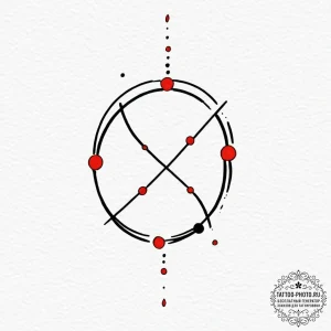 Tattoo sketch a simple "connection" symbol: t... - эскиз тату (№1752281989_0, 12.07.2025 00:59) — tattoo-photo.ru