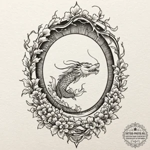 Tattoo sketch a view from inside a dark tunne... - эскиз тату (№1752288419_0, 12.07.2025 02:46) — tattoo-photo.ru