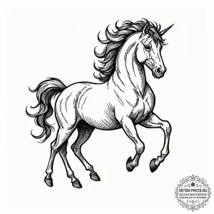 Centaur, tattoo line art, sepia tone sketch,... - эскиз тату (№1752289761_0, 12.07.2025 03:09) — tattoo-photo.ru
