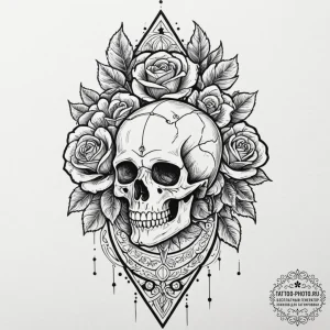 Tattoo sketch a close-up of a warrior's worn,... - эскиз тату (№1752290011_0, 12.07.2025 03:13) — tattoo-photo.ru