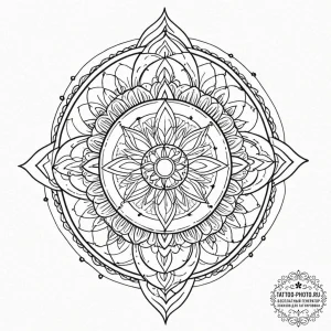 Tattoo sketch 'skill tree' with branching lin... - эскиз тату (№1752295367_0, 12.07.2025 04:42) — tattoo-photo.ru