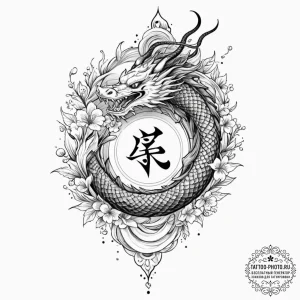 144. tattoo design: a minimalist "potok" rune... - эскиз тату (№1752295450_0, 12.07.2025 04:44) — tattoo-photo.ru
