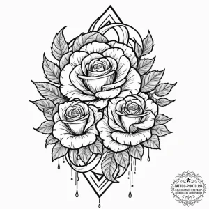 Tattoo design a flowing scarf or ribbon, symb... - эскиз тату (№1752296536_0, 12.07.2025 05:02) — tattoo-photo.ru
