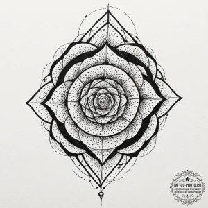 Tattoo design a stylized capture card with da... - эскиз тату (№1752302238_0, 12.07.2025 06:37) — tattoo-photo.ru