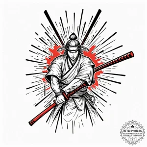 Tattoo design a samurai's traditional fan wit... - эскиз тату (№1752305006_0, 12.07.2025 07:23) — tattoo-photo.ru