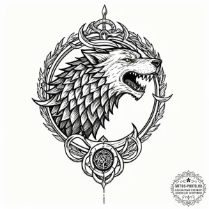 The sigils from game of thrones (e.g., stark... - эскиз тату (№1752307689_0, 12.07.2025 08:08) — tattoo-photo.ru