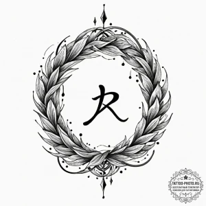 141. tattoo sketch: the rune "potok," its lin... - эскиз тату (№1752308617_0, 12.07.2025 08:23) — tattoo-photo.ru