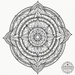 Pirate, tattoo drawing outline, black and red... - эскиз тату (№1752309969_0, 12.07.2025 08:46) — tattoo-photo.ru