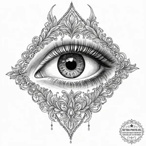 Tattoo design a fine line drawing of a human... - эскиз тату (№1752310721_0, 12.07.2025 08:58) — tattoo-photo.ru