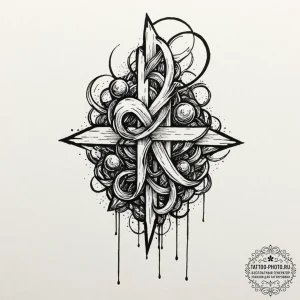 A sketch of the main characters from parasite... - эскиз тату (№1752310888_0, 12.07.2025 09:01) — tattoo-photo.ru