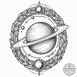 Tattoo design the rings of saturn, but they a... - эскиз тату (№1752314574_0, 12.07.2025 10:02) — tattoo-photo.ru