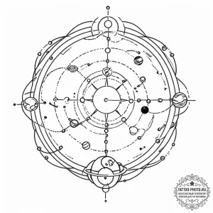 Tattoo design an abstract representation of t... - эскиз тату (№1752315915_0, 12.07.2025 10:25) — tattoo-photo.ru