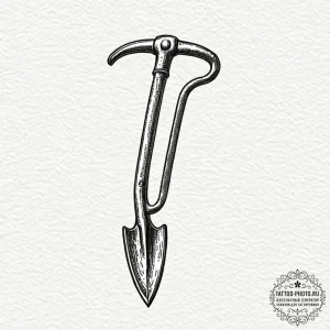 Tattoo design a generic military shovel or en... - эскиз тату (№1752316834_0, 12.07.2025 10:40) — tattoo-photo.ru