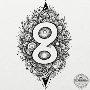 Hieroglyph, tattoo sketch design, black and g... - эскиз тату (№1752320649_0, 12.07.2025 11:44) — tattoo-photo.ru