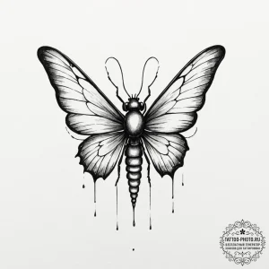 A watercolor sketch of a fairy with delicate,... - эскиз тату (№1752320724_0, 12.07.2025 11:45) — tattoo-photo.ru