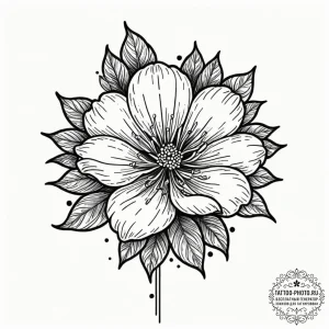 Tattoo sketch a subtle representation of a fa... - эскиз тату (№1752333499_0, 12.07.2025 15:18) — tattoo-photo.ru