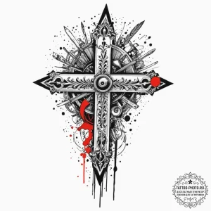 Bifrost bridge, ink illustration for tattoo,... - эскиз тату (№1752334257_0, 12.07.2025 15:30) — tattoo-photo.ru