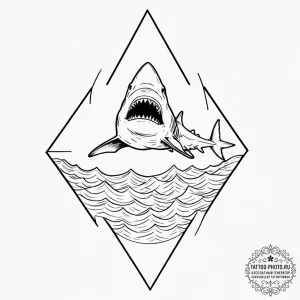 A linework tattoo of the iconic poster for ja... - эскиз тату (№1752335916_0, 12.07.2025 15:58) — tattoo-photo.ru