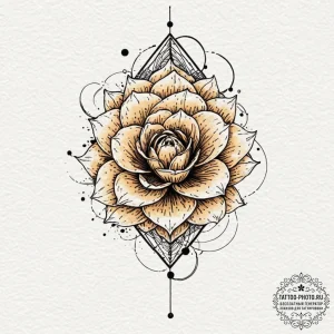 Tattoo sketch a subtle geometric pattern on a... - эскиз тату (№1752340171_0, 12.07.2025 17:09) — tattoo-photo.ru