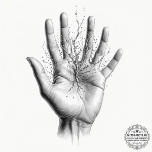 Tattoo sketch, sculptor of realities, a power... - эскиз тату (№1752343019_0, 12.07.2025 17:56) — tattoo-photo.ru