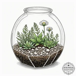 Tattoo sketch, utopia's last seed, a single,... - эскиз тату (№1752352056_0, 12.07.2025 20:27) — tattoo-photo.ru