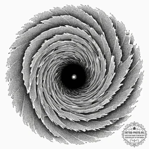 Tattoo sketch, vortex of vanishing memories,... - эскиз тату (№1752352905_0, 12.07.2025 20:41) — tattoo-photo.ru