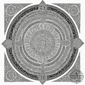 Tattoo sketch, vault of veiled truths, a mass... - эскиз тату (№1752353412_0, 12.07.2025 20:50) — tattoo-photo.ru