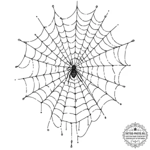 Tattoo sketch, web of interconnected souls, a... - эскиз тату (№1752359426_0, 12.07.2025 22:30) — tattoo-photo.ru