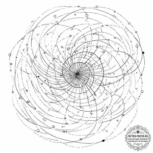 Tattoo sketch, whispering winds, data carrier... - эскиз тату (№1752360301_0, 12.07.2025 22:45) — tattoo-photo.ru