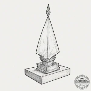 Tattoo sketch, xenochronistic artifact displa... - эскиз тату (№1752362552_0, 12.07.2025 23:22) — tattoo-photo.ru