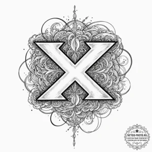 Tattoo sketch, x-factor in the mist, a myster... - эскиз тату (№1752364243_0, 12.07.2025 23:50) — tattoo-photo.ru