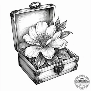 Tattoo sketch, yesteryear's promise, digital... - эскиз тату (№1752367956_0, 13.07.2025 00:52) — tattoo-photo.ru