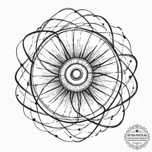 Tattoo sketch, zero-point energy reactor (abs... - эскиз тату (№1752369903_0, 13.07.2025 01:25) — tattoo-photo.ru