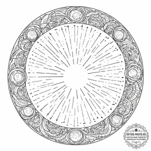 Tattoo sketch, zone of abstract serenity, a m... - эскиз тату (№1752371341_0, 13.07.2025 01:49) — tattoo-photo.ru