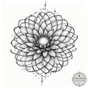 Tattoo sketch, new genesis seed, a single, gl... - эскиз тату (№1752373831_0, 13.07.2025 02:30) — tattoo-photo.ru