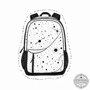 Tattoo sketch, nomad's portable cosmos, a sim... - эскиз тату (№1752374760_0, 13.07.2025 02:46) — tattoo-photo.ru