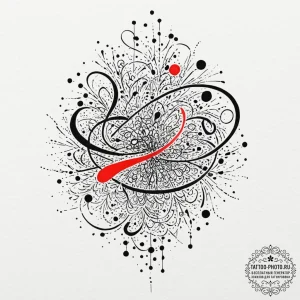 Tattoo sketch, zephyr of inspiration, flowing... - эскиз тату (№1752381194_0, 13.07.2025 04:33) — tattoo-photo.ru