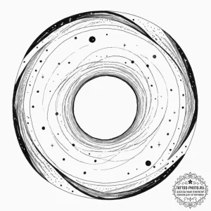 Tattoo sketch, quasar gateway, a massive, swi... - эскиз тату (№1752384002_0, 13.07.2025 05:20) — tattoo-photo.ru