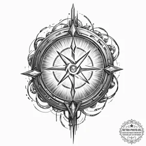 Tattoo sketch, fire-forged data core, a glowi... - эскиз тату (№1752390643_0, 13.07.2025 07:10) — tattoo-photo.ru