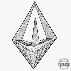 Tattoo sketch, xenochronistic artifact displa... - эскиз тату (№1752390814_0, 13.07.2025 07:13) — tattoo-photo.ru