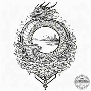 Tattoo sketch, ancient astronaut contemplatin... - эскиз тату (№1752391580_0, 13.07.2025 07:26) — tattoo-photo.ru