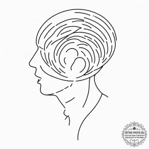 Tattoo sketch, whispers of forgotten lore (so... - эскиз тату (№1752393551_0, 13.07.2025 07:59) — tattoo-photo.ru