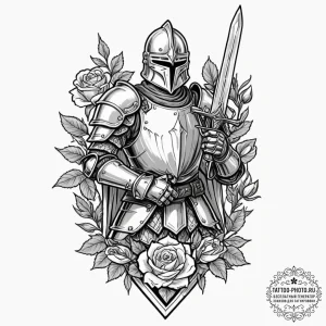Tattoo sketch, anthropomorphic artichoke knig... - эскиз тату (№1752395193_0, 13.07.2025 08:26) — tattoo-photo.ru