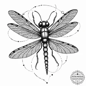 Tattoo sketch, nimble nano-drone swarm, a lar... - эскиз тату (№1752395880_0, 13.07.2025 08:38) — tattoo-photo.ru