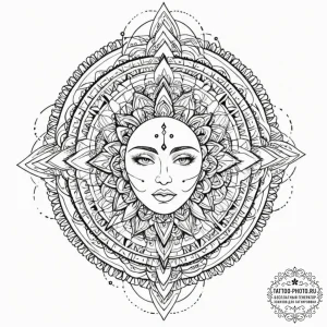 Tattoo sketch, particle trail of thought, a s... - эскиз тату (№1752397772_0, 13.07.2025 09:09) — tattoo-photo.ru
